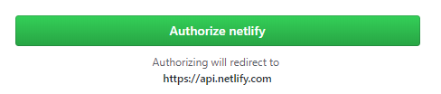 授权给Netlify